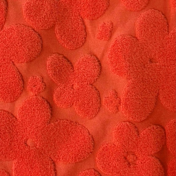 Blackbough x The Summer I Turned Pretty Orange Floral Terry One Piece Swimsuit L - Picture 2 of 8